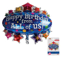 BIRTHDAY BALLOON HELIUM FOIL HUGE 1m