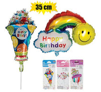 HAPPY BIRTHDAY FOIL STICK BALLOON