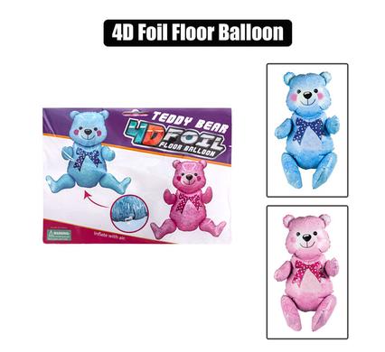 TEDDY BEAR 4D FOIL FLOOR BALLOON