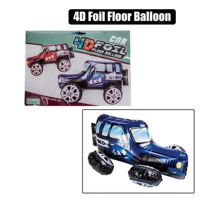 CAR 4D FOIL FLOOR BALLOON