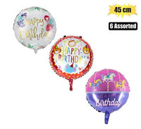 HAPPY BIRTH DAY AIR BALLOON WITH STICK 45CM