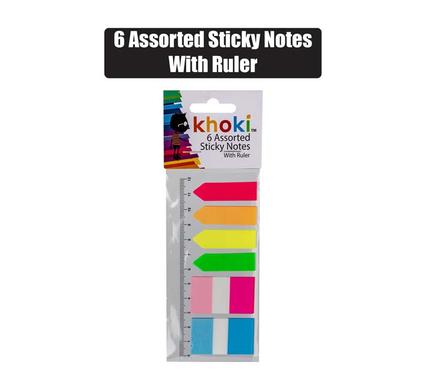 STICKY NOTES WITH RULER