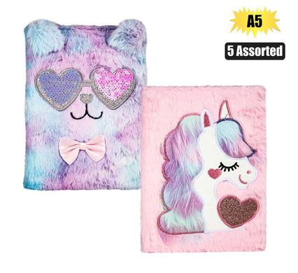 PLUSH CUTE A5 NOTEBOOK