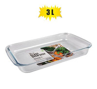 GLASS BAKING DISH 3L