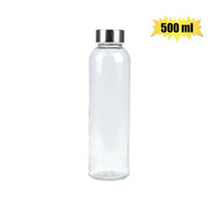 GLASS DRINKING BOTTLE 500ml