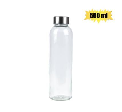 GLASS DRINKING BOTTLE 500ml