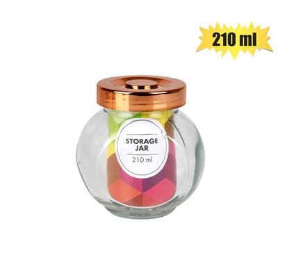 GLASS JAR WITH LID 210ml