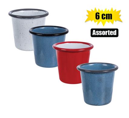 ENAMEL DRINKWARE 6CM