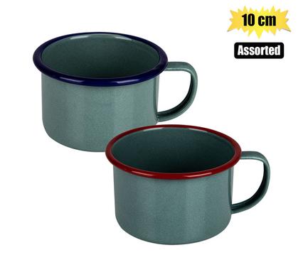 ENAMEL SOUP MUG