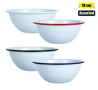 ENAMEL MIXING BOWL 18cm