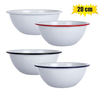 ENAMEL MIXING BOWL 20cm