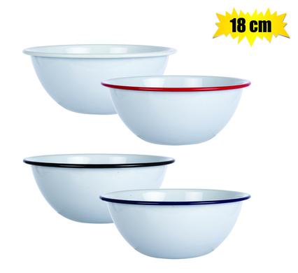 ENAMEL MIXING BOWL 18cm