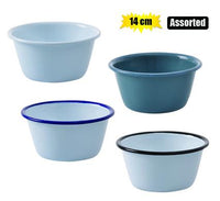 ENAMEL PUDDING BASIN 14CM