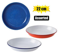 ENAMEL PASTA PLATE 22CM