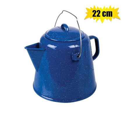 COFFEE POT ENAMEL 22cm W/LID JUMBO