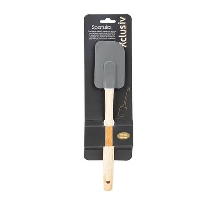 SPATULA BAMBOO HANDLE SILICONE XCLUSIV