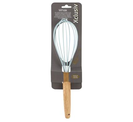 EGG WHISK BAMBOO & SILICONE