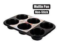 BAKEWARE NON-STICK MUFFIN PAN 6-HOLE