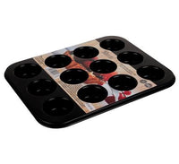 BAKEWARE NON-STICK MINI-CUP PAN 12-HOLE