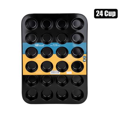 BAKEWARE NON-STICK MINI CUP-CAKE 24-CUP