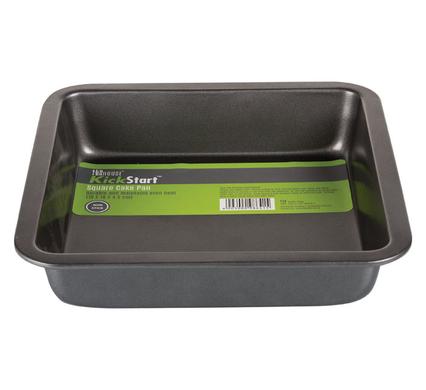 BAKEWARE NON-STICK SQUARE PAN 18x18x4.5 CM