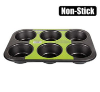 BAKEWARE NON-STICK MUFFIN PAN 6-HOLE