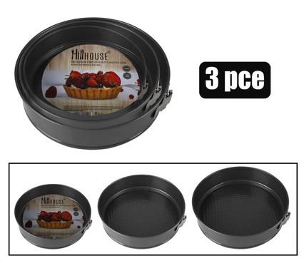 BAKEWARE NON-STICK RND SPRINGFORM 3PC