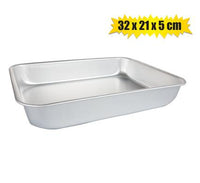 BAKEWARE ALUMINIUM RECTANGLE 32x21x5 CM