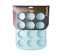 BAKEWARE SILICONE CUP-CAKE PAN 12-HOLE