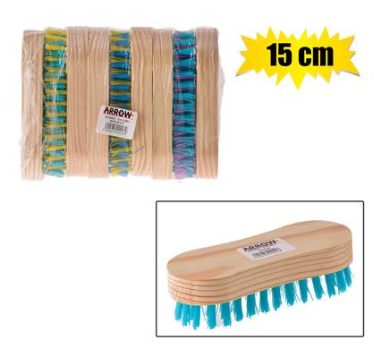 SCRUBBING BRUSH WOODEN BACK 15cm