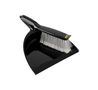 DUSTPAN & BRUSH SET BLACK