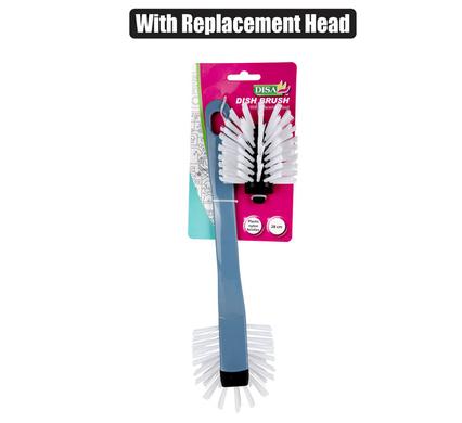 DISH BRUSH WITH REPLACEMENT HEAD