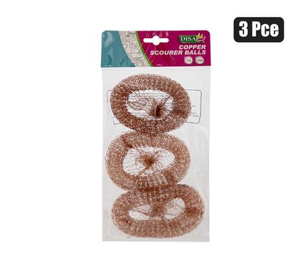 COPPER SCOURER BALLS PACK OF 3