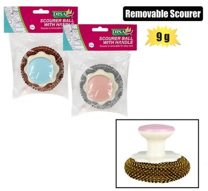 SCOURER WITH HANDLE