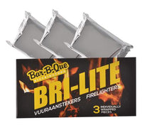 FIRE-LIGHTERS BRI-LITE 3PC INDIVIDUALLY WRAPPED