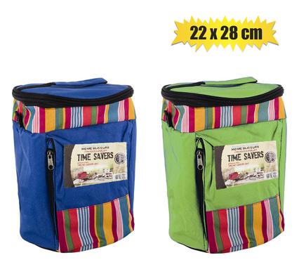 COOLER BAG WITH POCKET NYLON 28x22cm