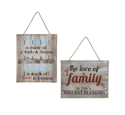 HANGING WALL PLAQUE SIGN