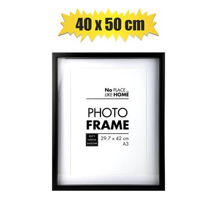 SHADOW BOX PHOTO FRAME BLACK 40x50cm