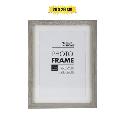 CERTIFICATE PICTURE FRAME RUSTIC GREY 20x29cm