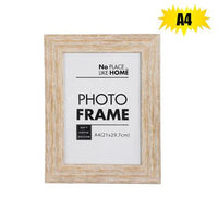 MUSTARD STRESSED A4 PHOTO FRAME