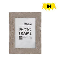 A4 WOOD STRESSED PHOTO FRAME