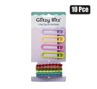 TRENDY HAIR CLIPS & HAIR BAND PACK OF 10PCS