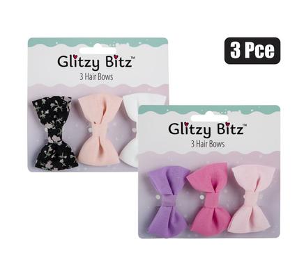 PACK OF 3 HAIR BOWS