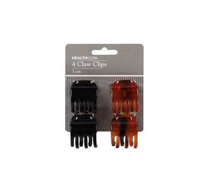 HAIR CLAW CLIPS 3cm 4PC