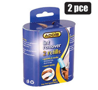 LINT REMOVER STICKY SHEETS REFILLS 2PC