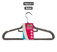 NON-SLIP CLOTHING HANGERS PACK OF 3