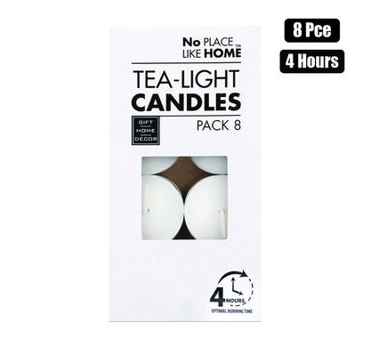 TEA LIGHT CANDLES BOX OF 8