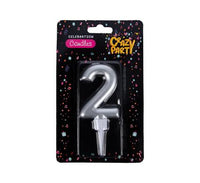 BIRTHDAY CANDLE  FOIL LARGE NUMBER