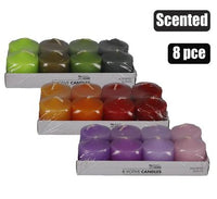 PACK OF 8 SCENTED CANDLES