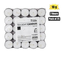 PACK OF 25 TEA LIGHT CANDLES